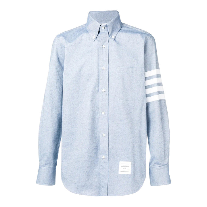 Club21 - Thom Browne - Straight Fit Long Sleeve Shirt - SHIRTS - Light Blue