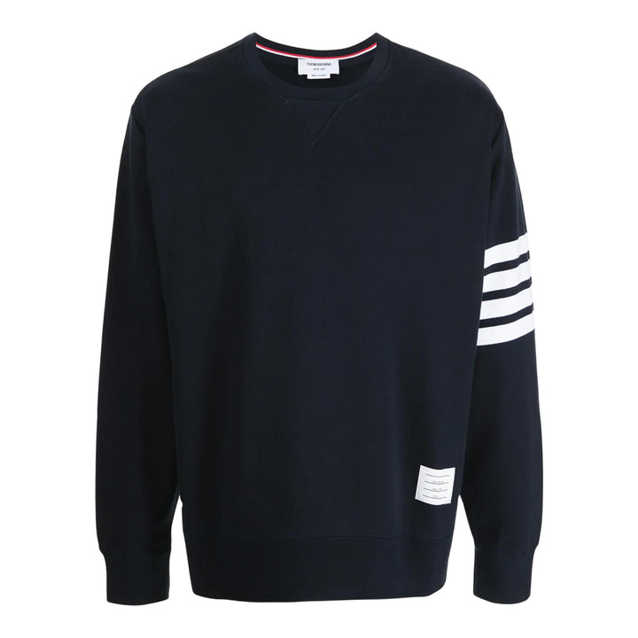 Club21 - Thom Browne - Sweatshirt With 4Bar In Loop Back Men - SWEATSHIRTS - Navy