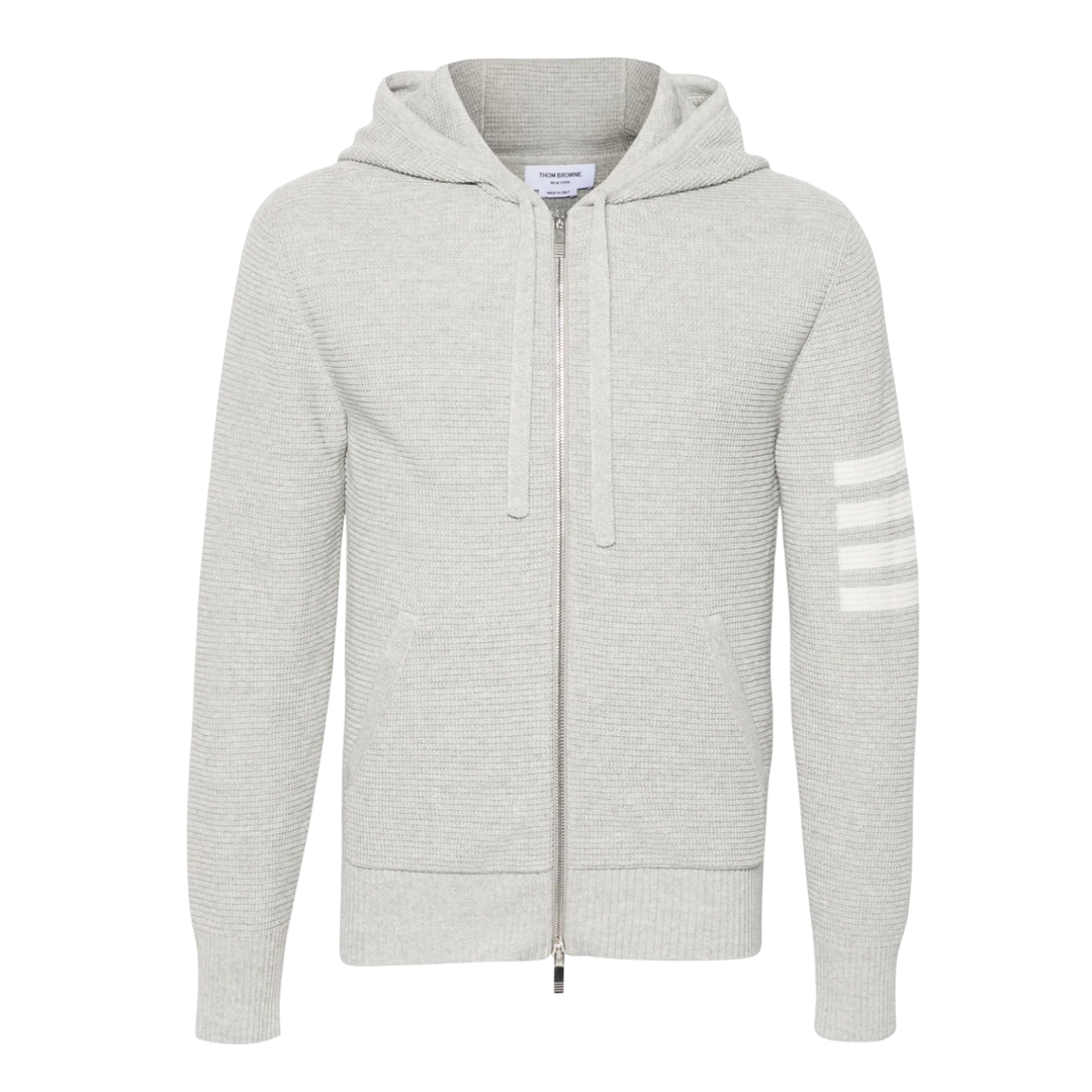 Textured Stitch Relaxed Fit Zip