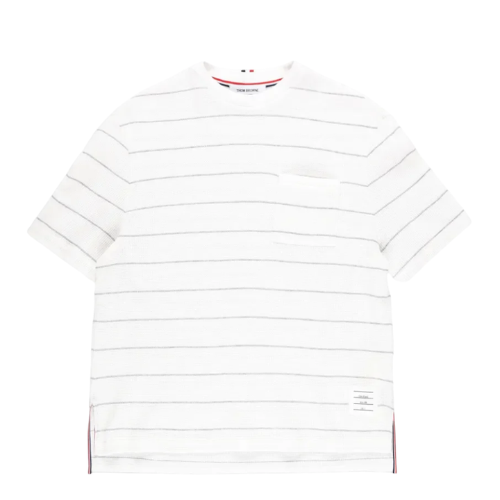 Textured Stripe Short Sleeve Tee