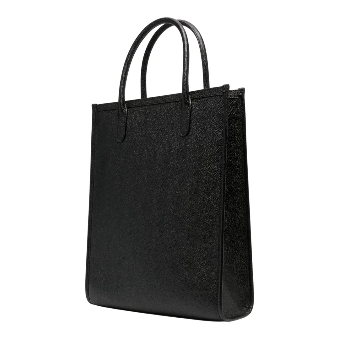 Club21 - Thom Browne - Vertical Tote With Gros Grain Men - HANDBAGS - Black