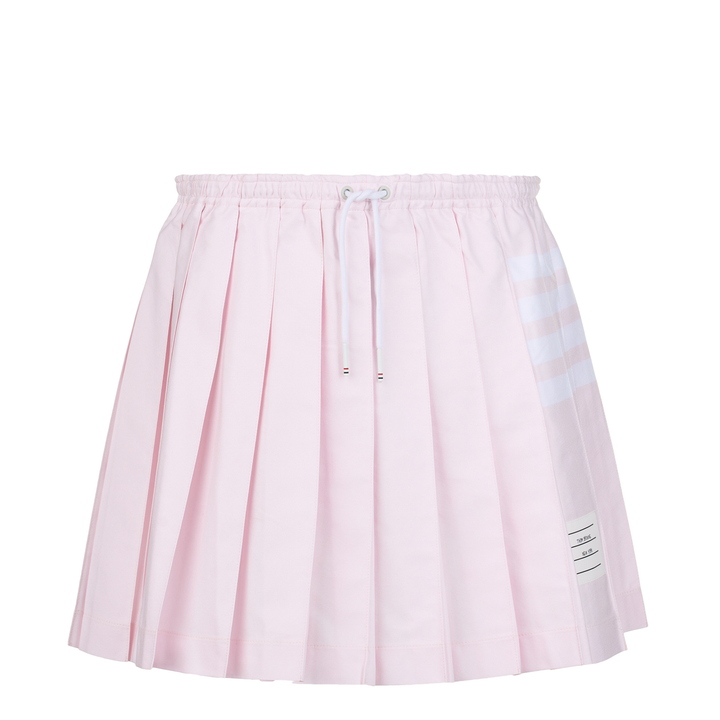 Mini Drawstring Pleated Skirt