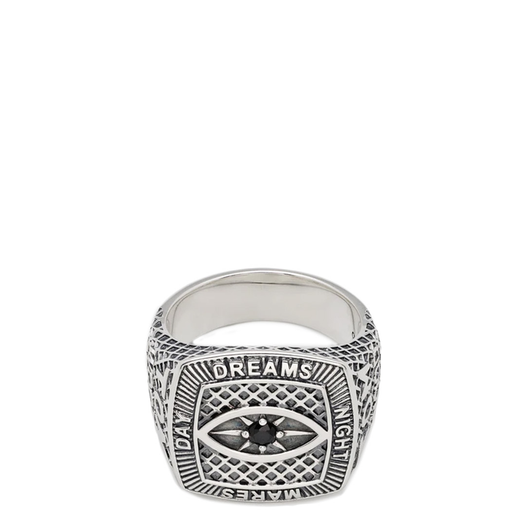 Champion Ring Black Eye 925 Sterling