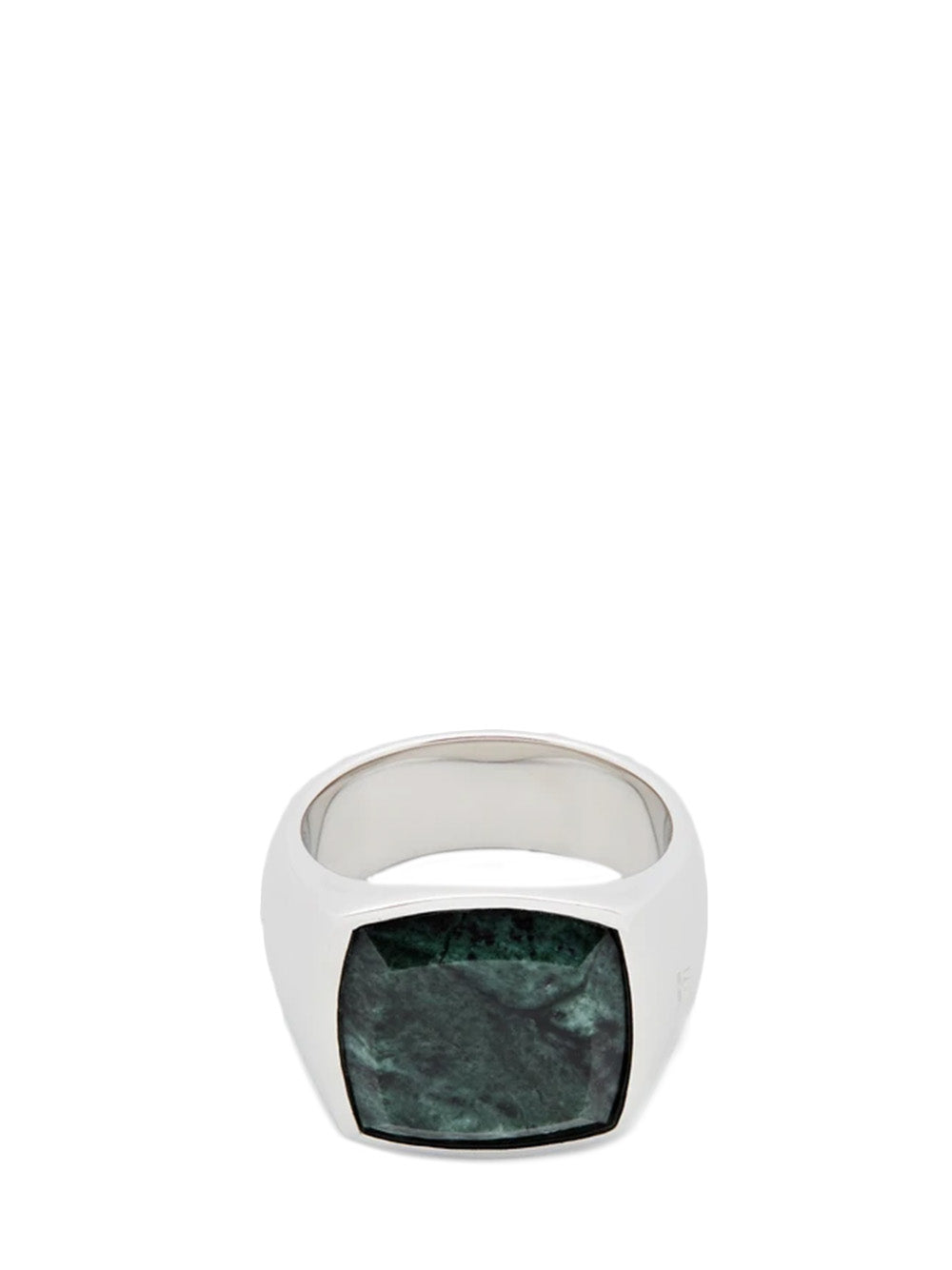     Tom-Wood-Cushion-Green-Marble-Ring-Silver-1
