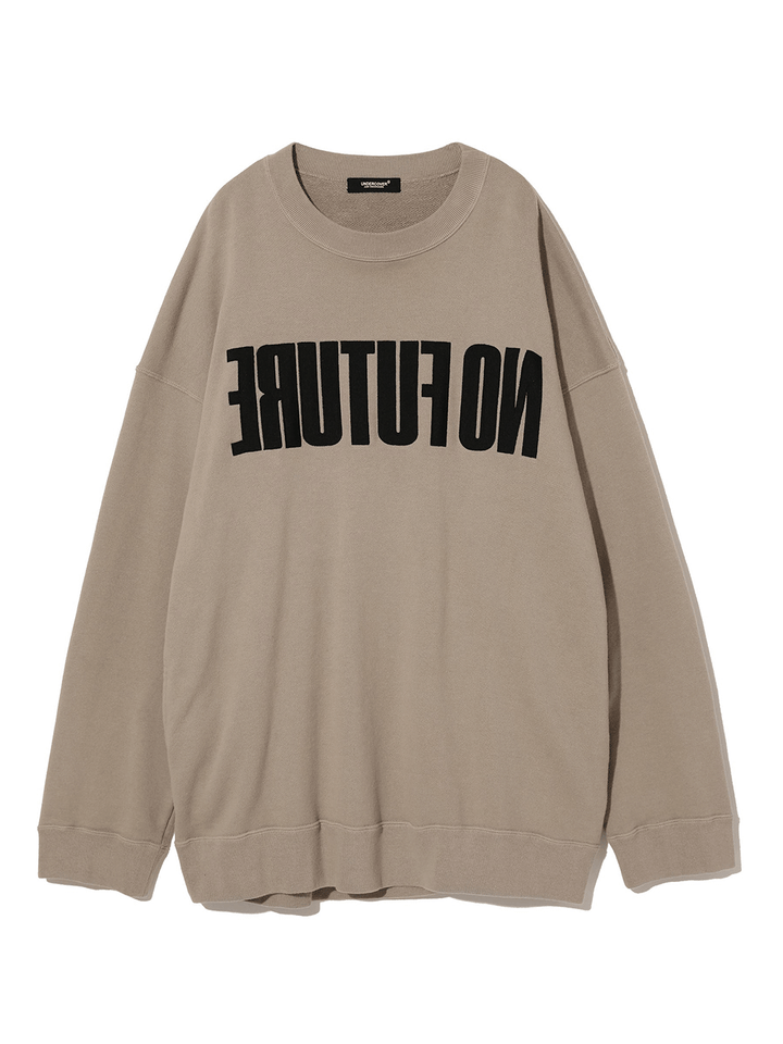 UNDERCOVER-No-Future-Sweatshirt-Beige-1