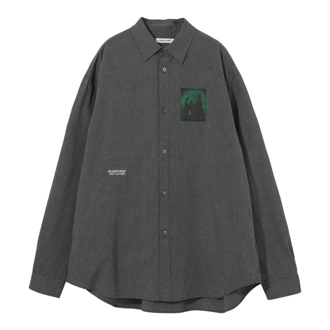 Club21 - UNDERCOVER - Long Sleeve Pocket Tee - SHIRTS - Grey