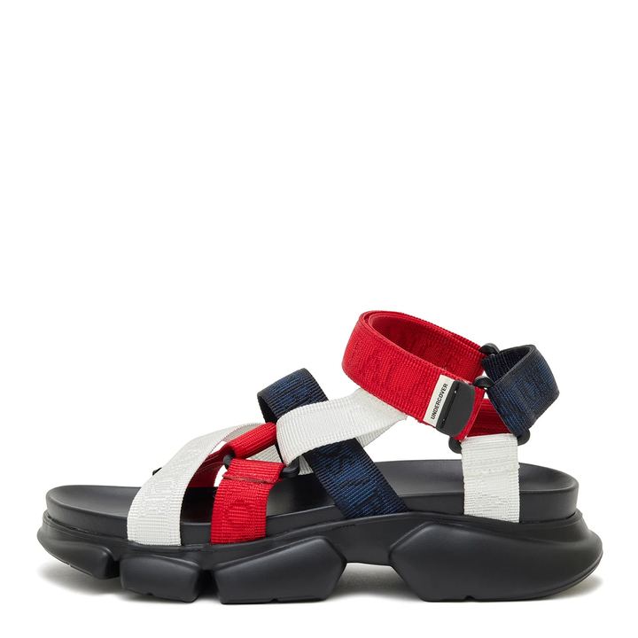 Two Tone Strap Sandals
