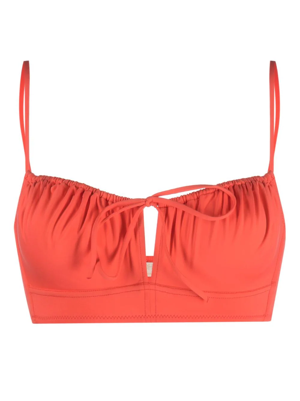 Ulla Johnson Deia Bikini Top Orange 1