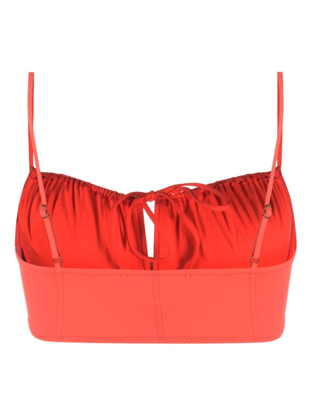 Ulla Johnson Deia Bikini Top Orange 2