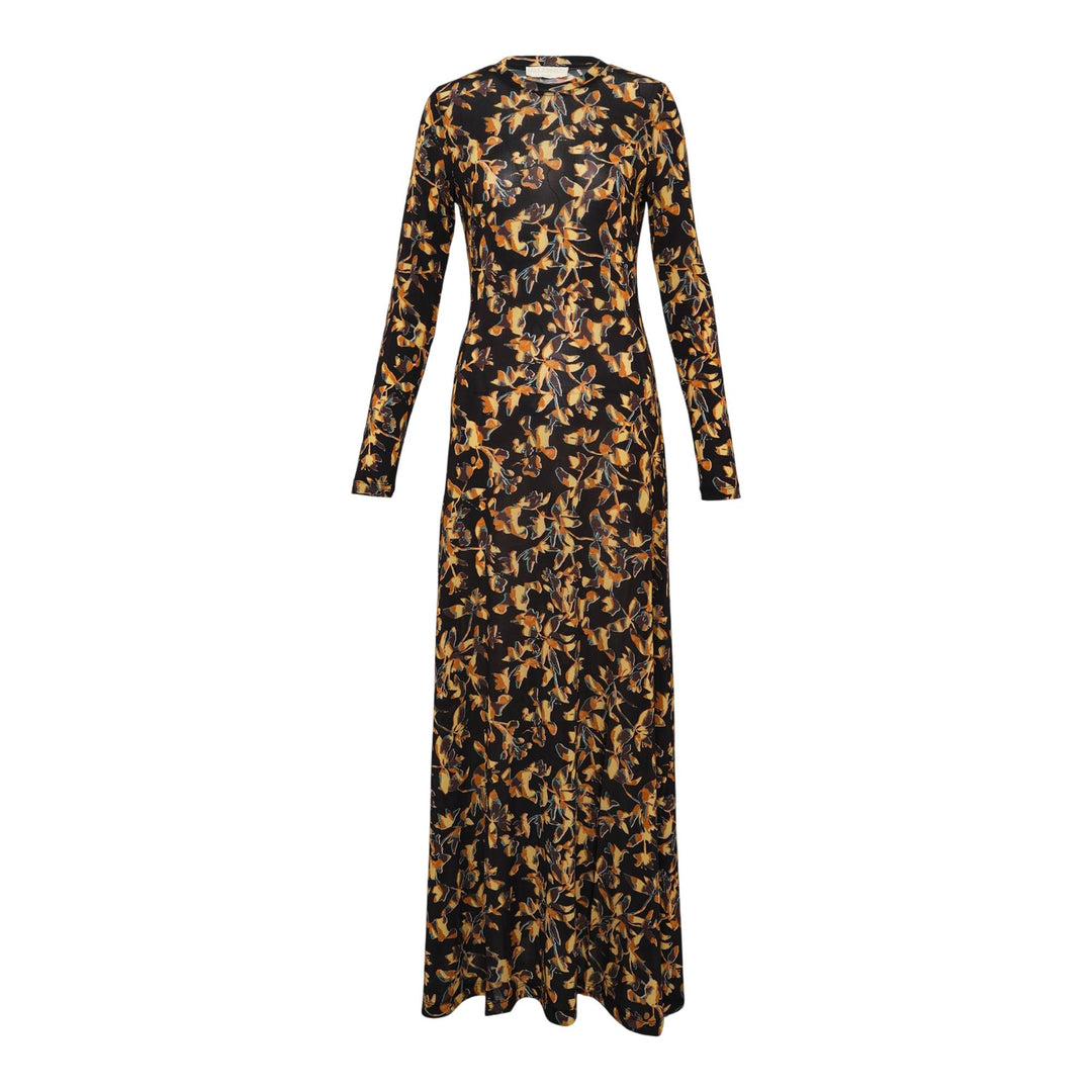 Club21 - Ulla Johnson - Amari Jersey Long Sleeve Dress - WOVEN DRESSES - Yellow