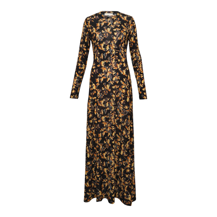 Club21 - Ulla Johnson - Amari Jersey Long Sleeve Dress - WOVEN DRESSES - Yellow