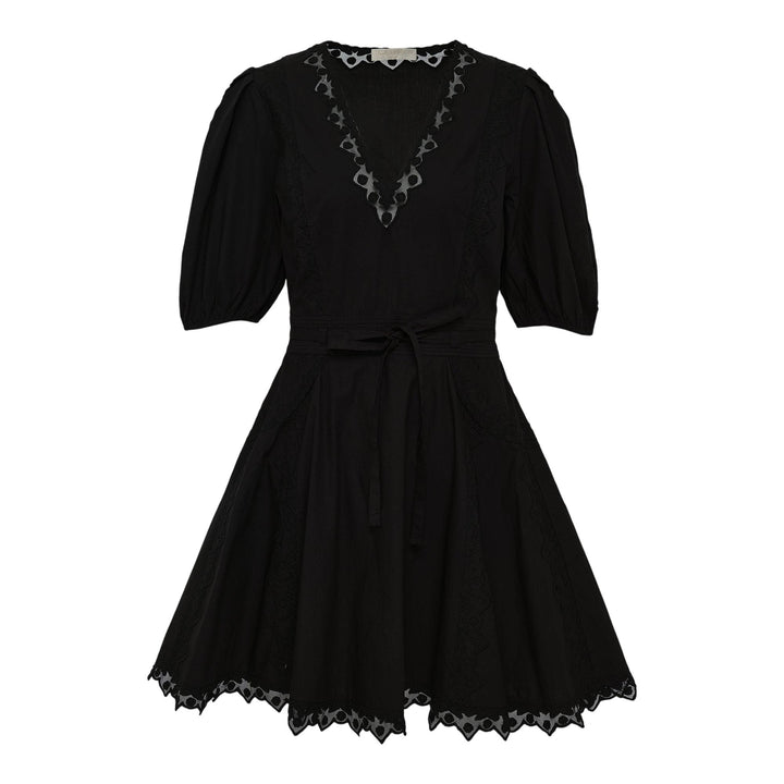 Club21 - Ulla Johnson - Camila Short Sleeve Mini Dress - WOVEN DRESSES - Black