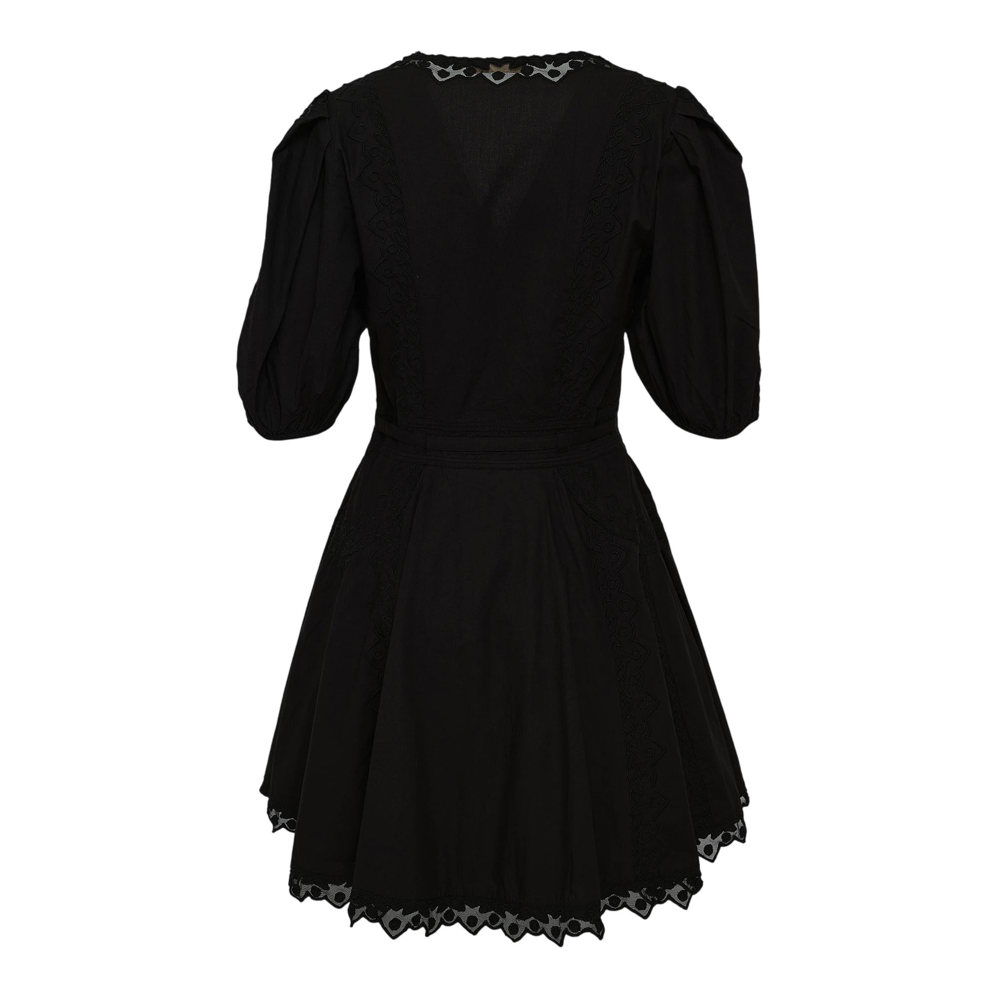 Ulla Johnson Camila Short-Sleeve Mini Dress