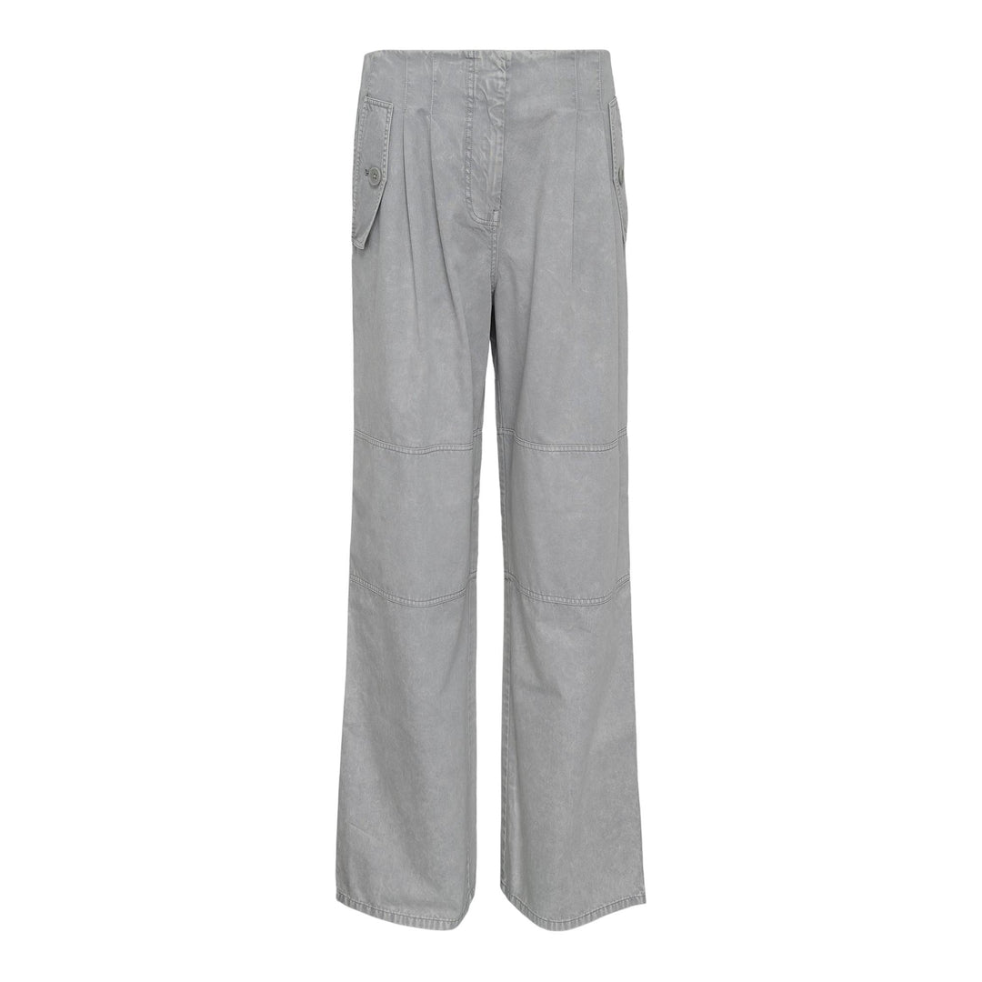 Club21 - Ulla Johnson - Casey High Waisted Tied Ankle Length Pants - PANTS - Grey
