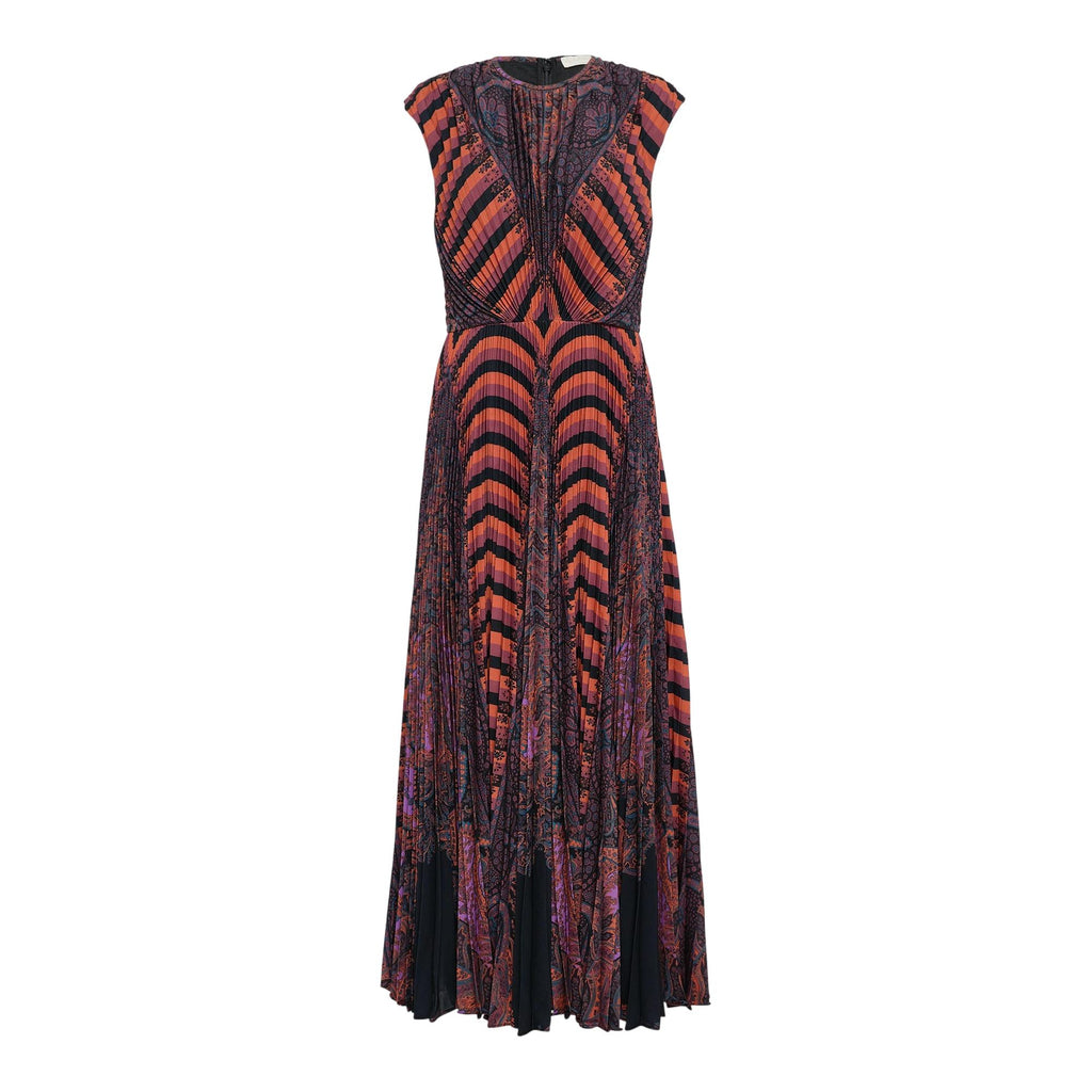Violeta Pleated Sleeveless Midi Dress | Ulla Johnson