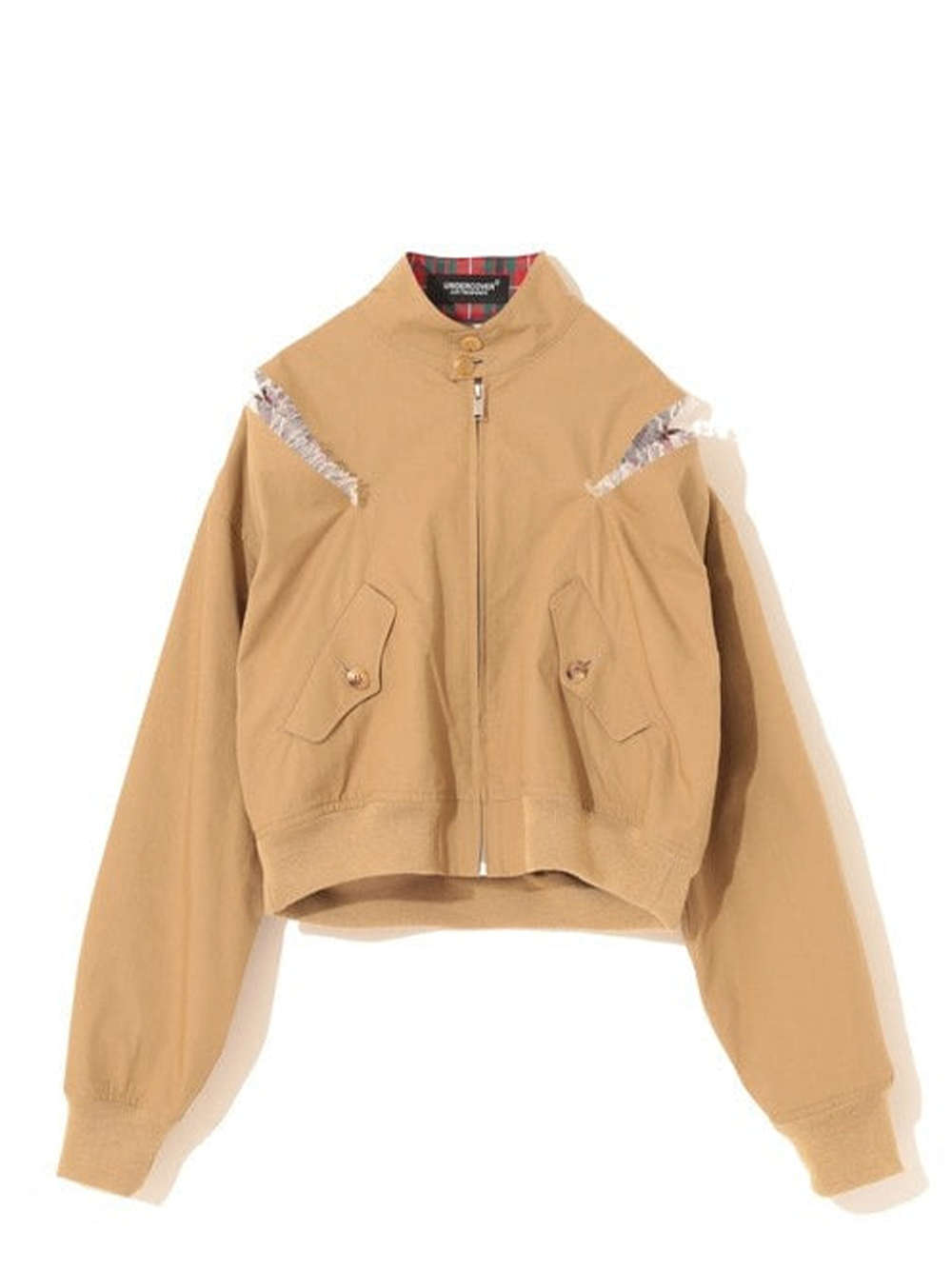 Undercover Back Tie Blouson Beige 1