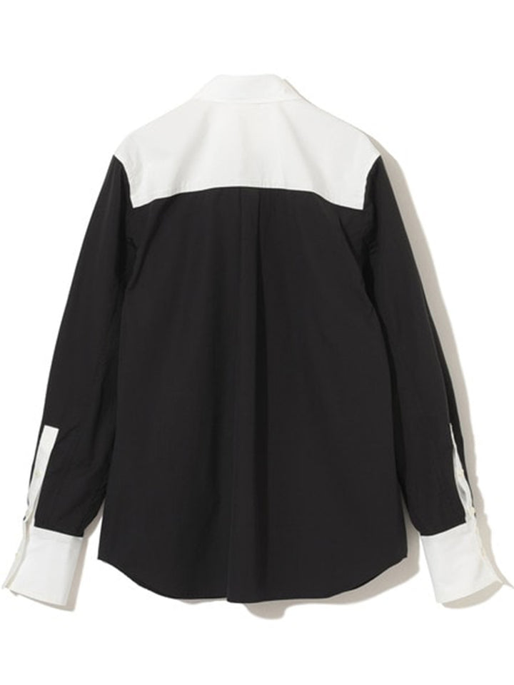 Undercover-Contrast-Yoke-Blouse-Black-2