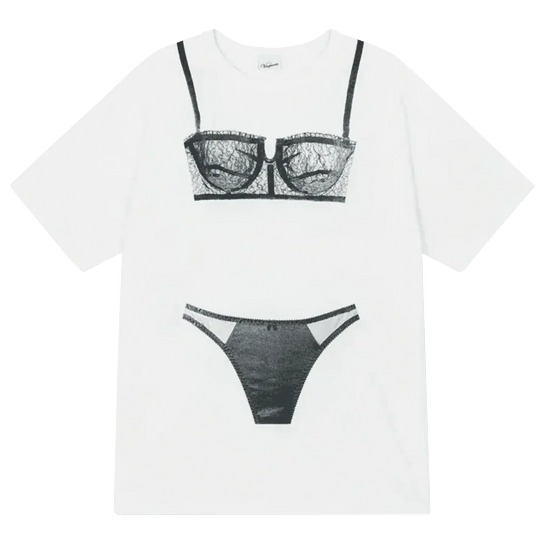 Women Trompe L'Oeil Tall Tee