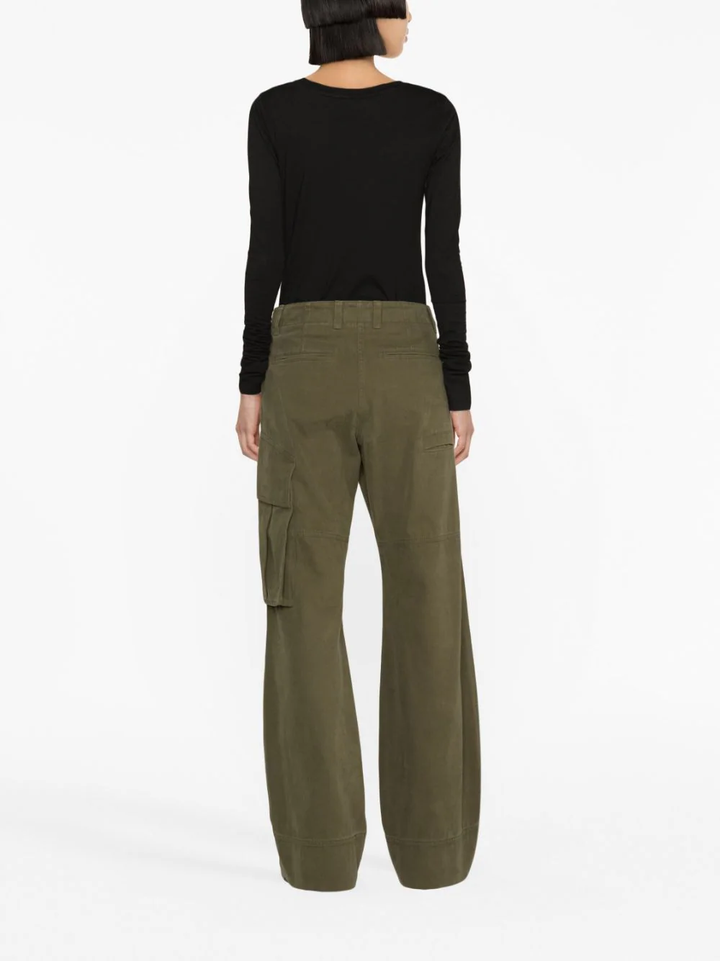 We11done-Khaki-Womens-Washed-Cargo-Pant-Khaki-4