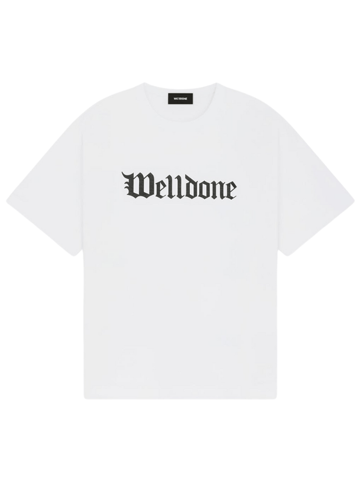 We11done-White-Gothic-Logo-Print-T-Shirt-White-1