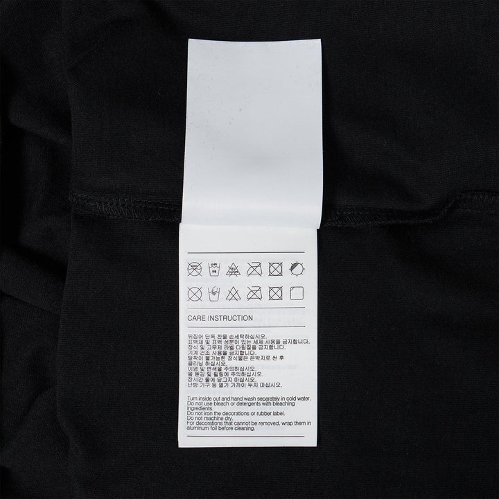 Club21 - We11done - Black Multilogo T-Shirt - TEES - Black