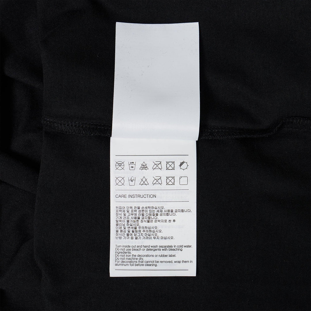 Club21 - We11done - Black Watercolor T-Shirt - TEES - Black