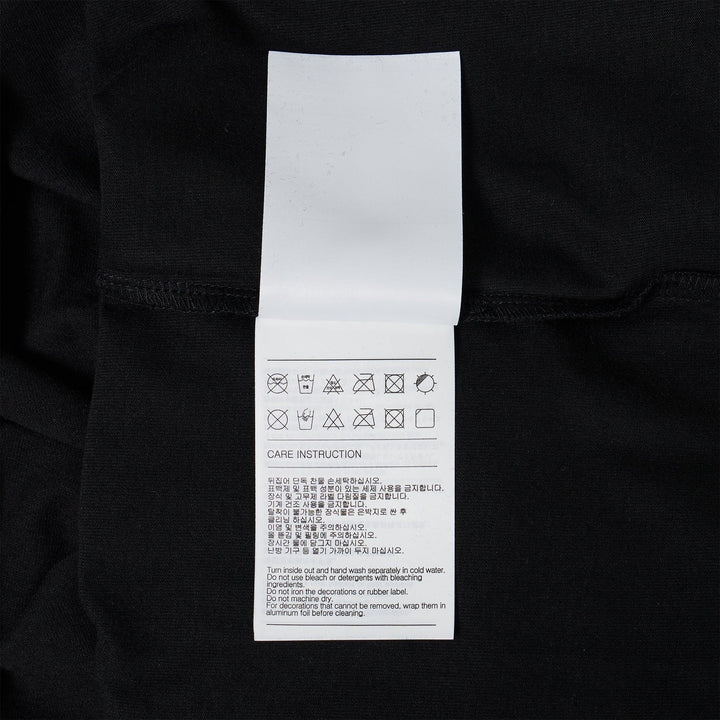 Club21 - We11done - Black Watercolor T-Shirt - TEES - Black
