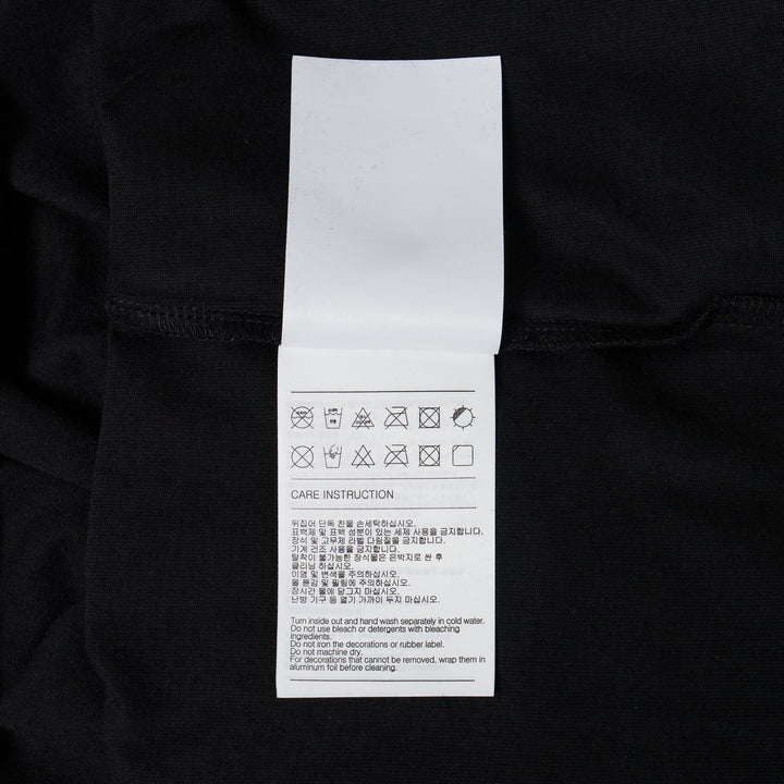 Club21 - We11done - Black Watercolor T-Shirt - TEES - Black