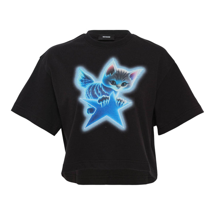 Club21 - We11done - Black Womens Amber T-Shirt - TEES - Black