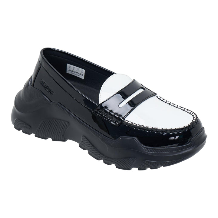 Club21 - We11done - Black Womens Silver Studded Loafers - FLAT SHOES - Black