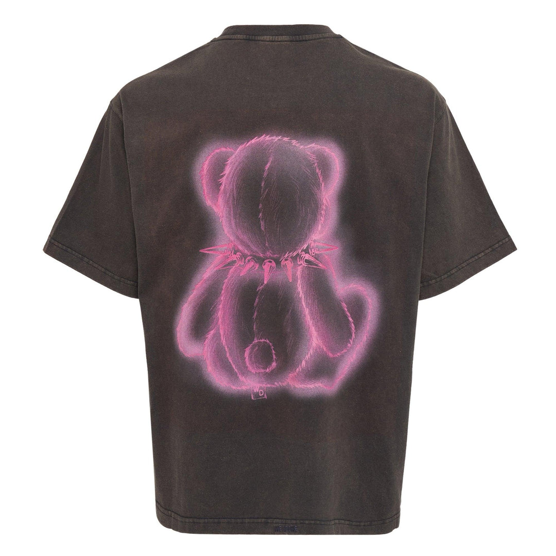 Club21 - We11done - Charcoal Teddy T-Shirt - TEES - Charcoal
