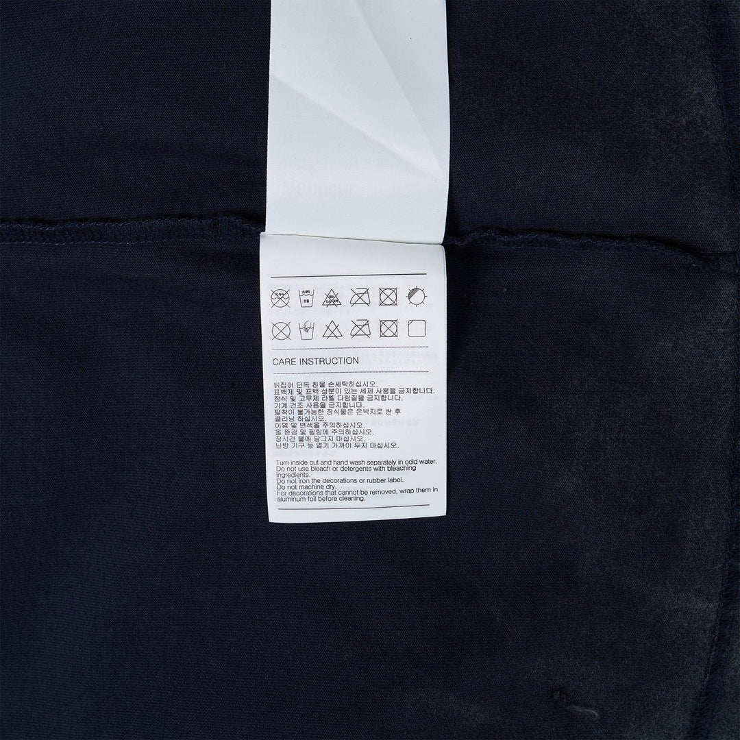 Club21 - We11done - Navy Teddy T-Shirt - TEES - Navy