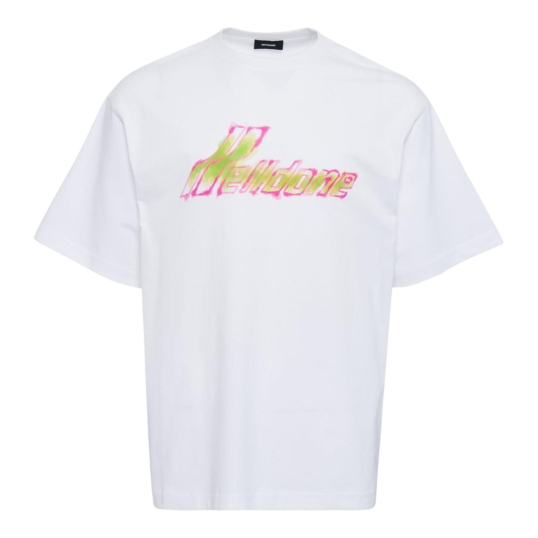 Club21 - We11done - White Watercolor T-Shirt - TEES - White