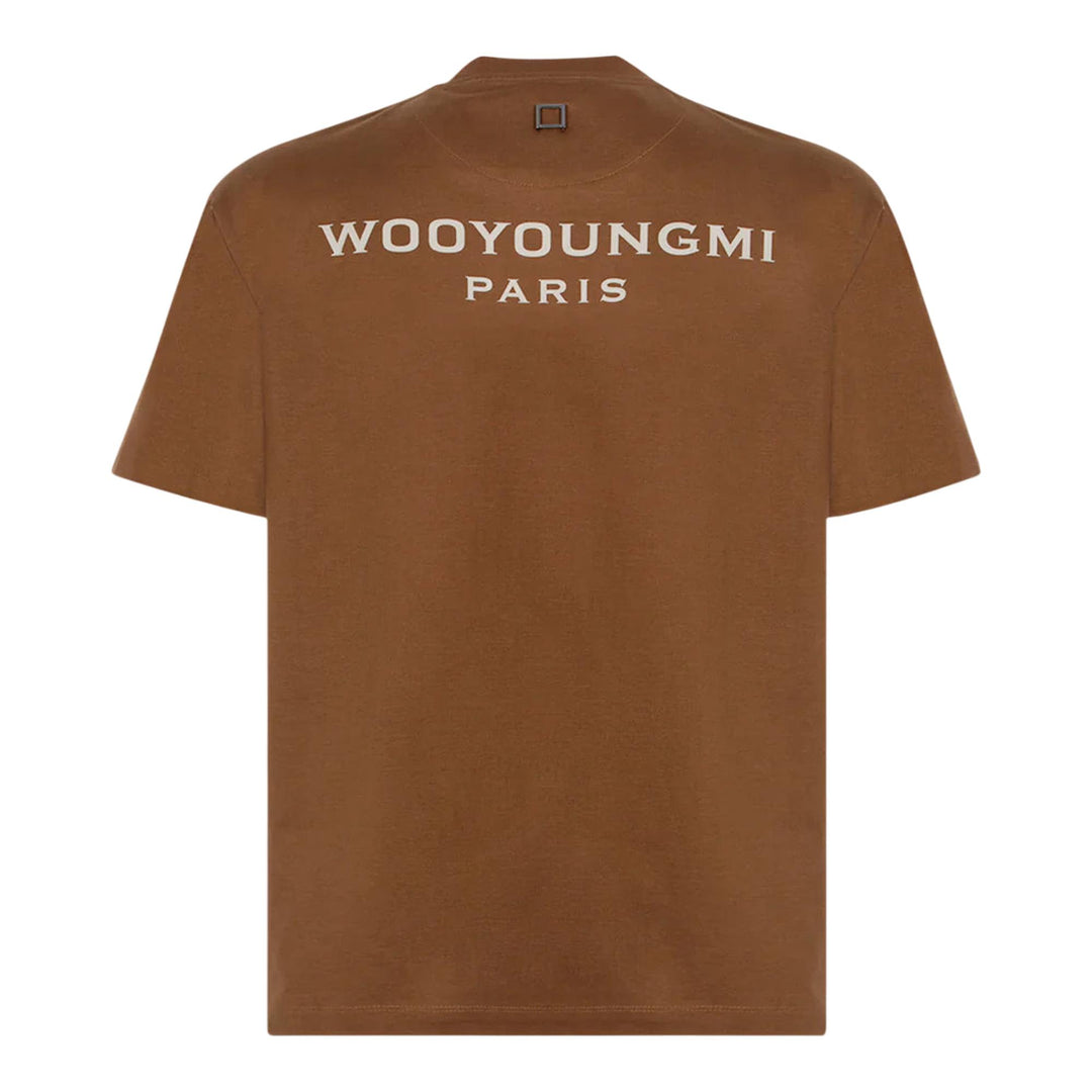 Club21 - Wooyoungmi - Back Wooyoungmi Logo Tee - TEES - Brown