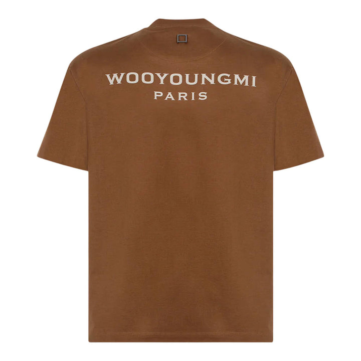Club21 - Wooyoungmi - Back Wooyoungmi Logo Tee - TEES - Brown