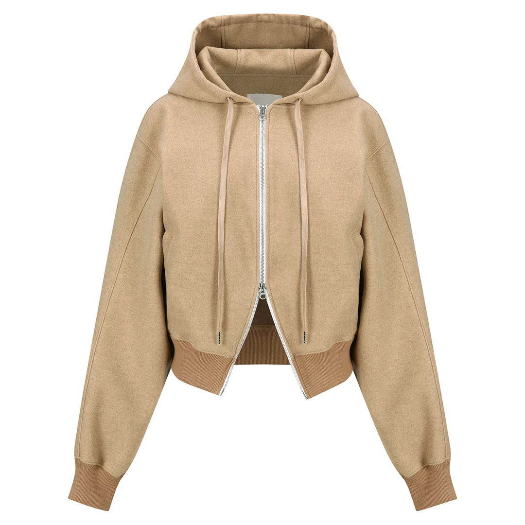 Eco-Poly Two-Way Zip Hoodie