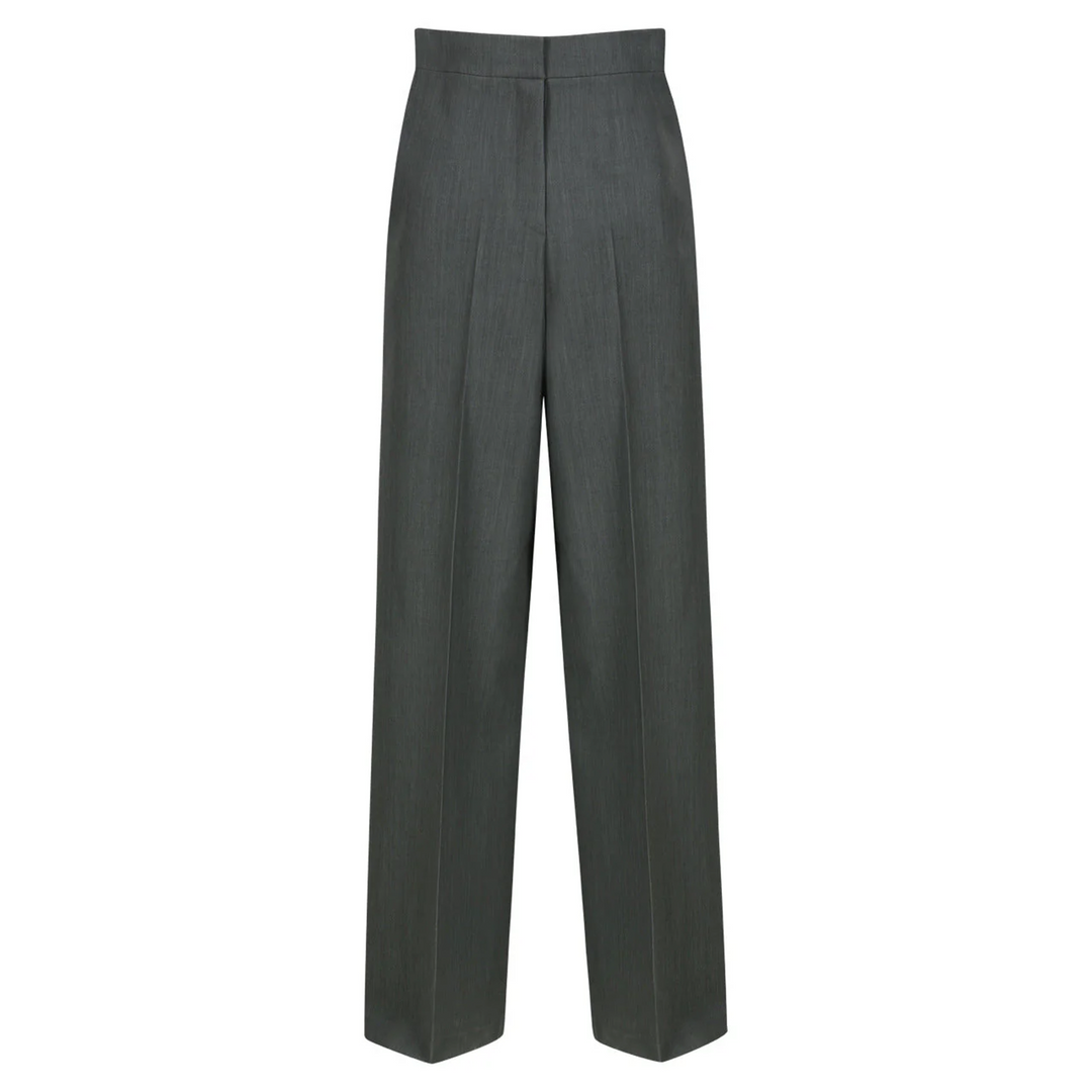 High-Waisted Pintuck Pants