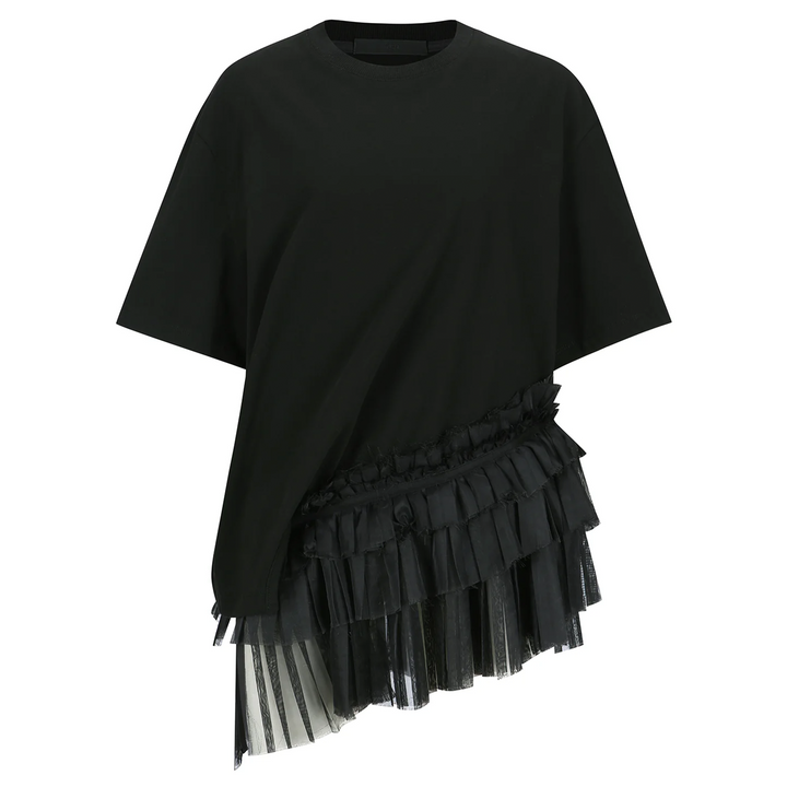 Pleates Detail Layered Top
