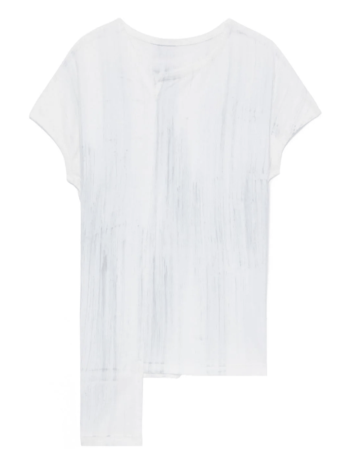 Y's-Asymetry-French-Sleeve-Tee-Off-White-1