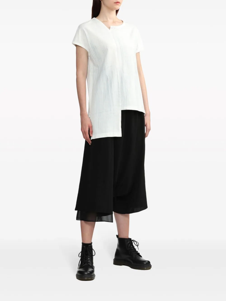 Y's-Asymetry-French-Sleeve-Tee-Off-White-2