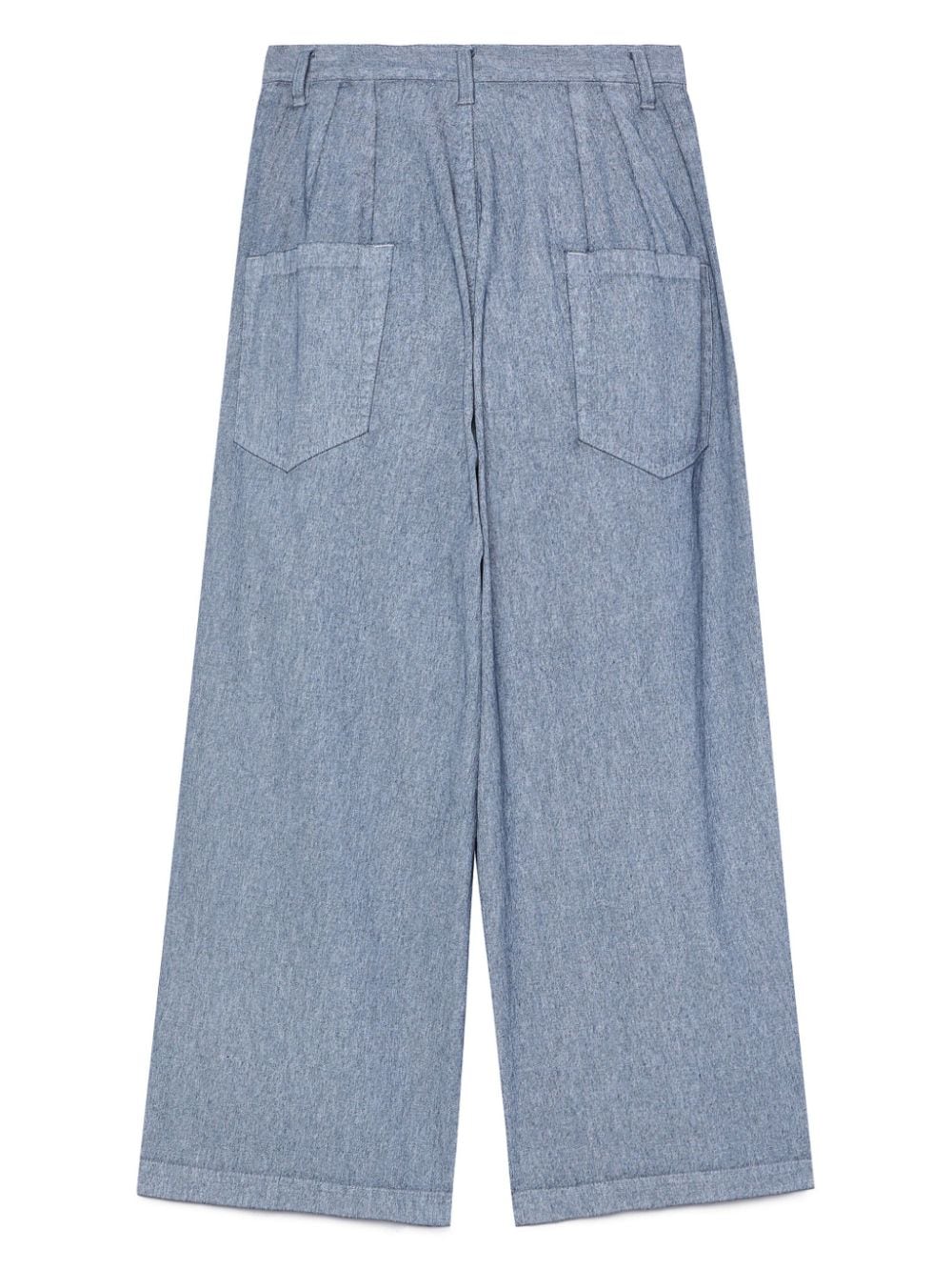 Y's-Broad-Pants-With-Pleat-Blue-6