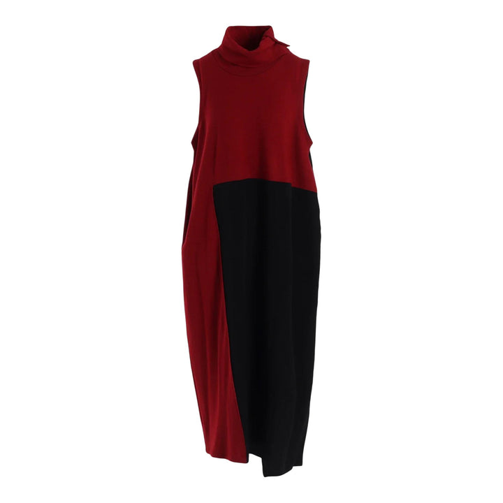 Club21 - Y's - Combination High Neck Dress - WOVEN DRESSES - Red