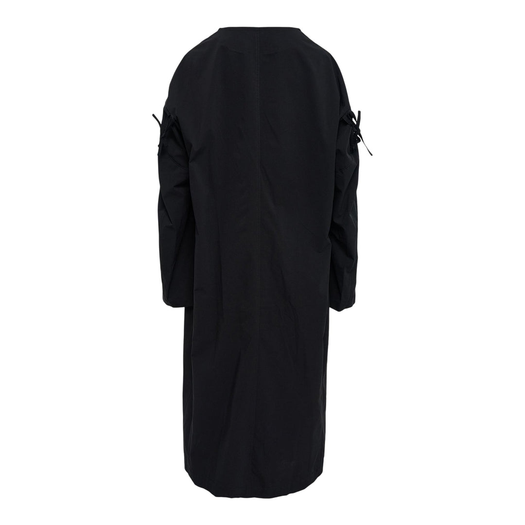 Club21 - Y's - Drop Sleeve Coat - COATS - Black