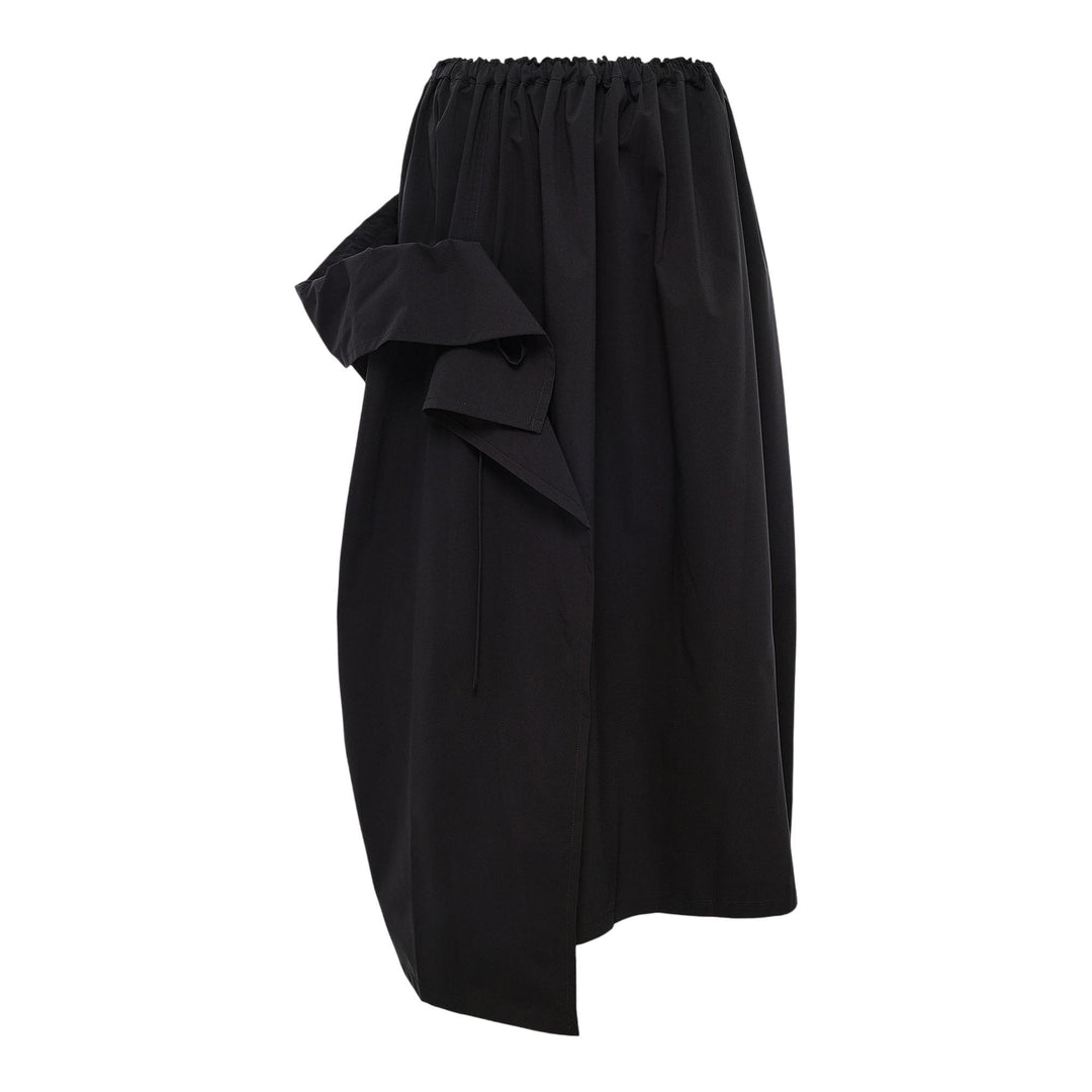 Club21 - Y's - Gathered Skirt - SKIRTS - Black