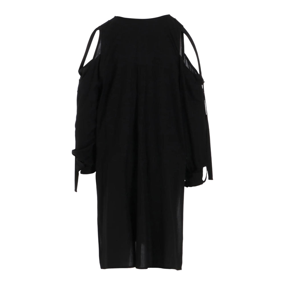 Club21 - Y's - Open Shoulder Blouse - SHIRTS - Black