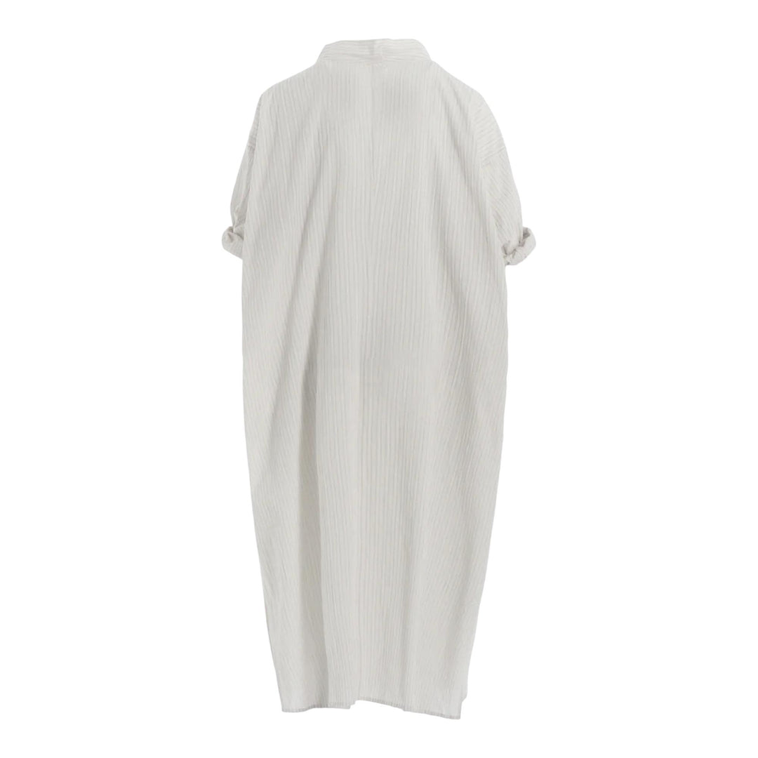 Club21 - Y's - Rolled Up Half Sleeve Dress - WOVEN DRESSES - Off-White