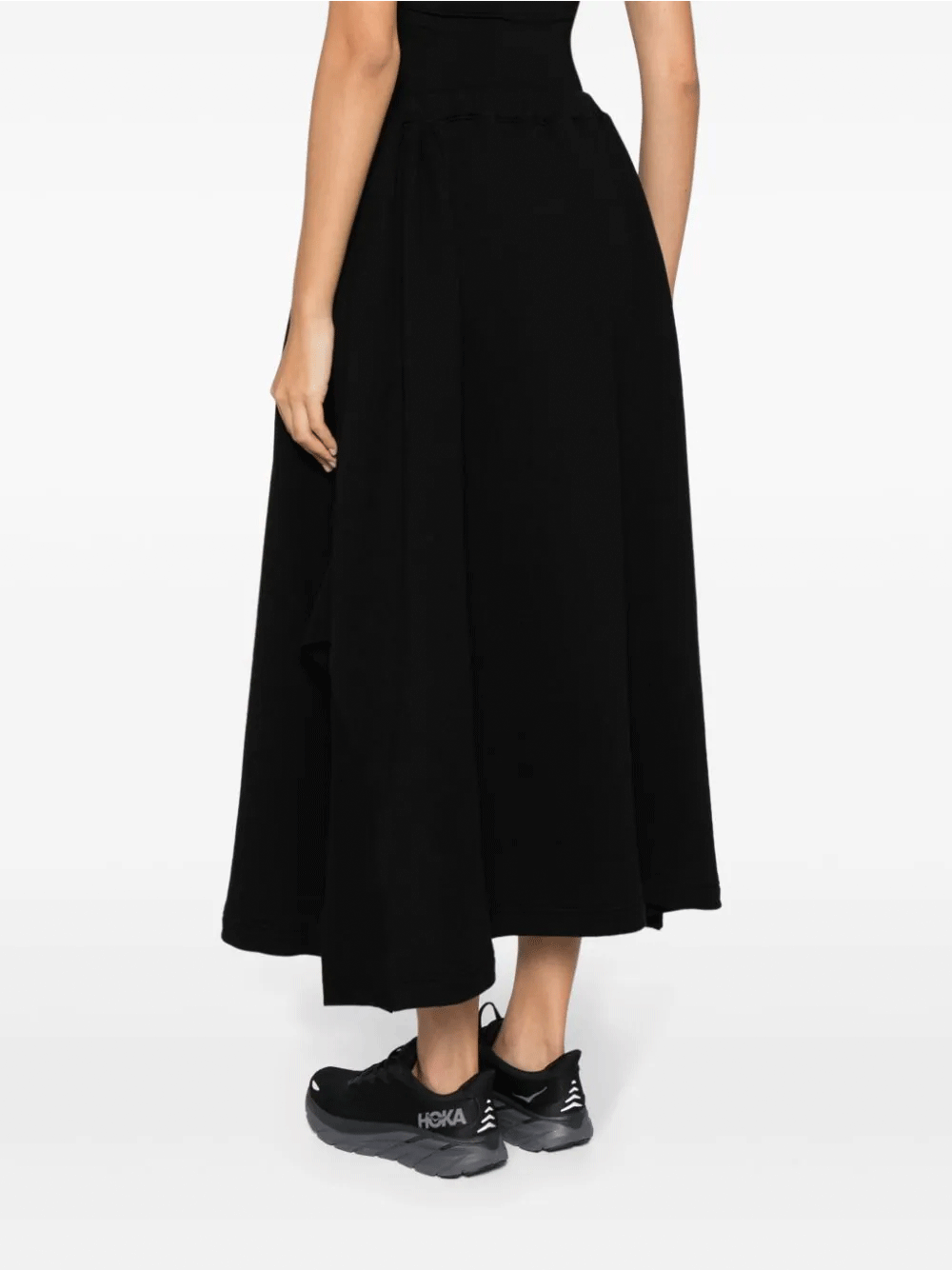 Yohji-Yamamoto-Cuff-Skirt-Elastic-Waist-Black-4