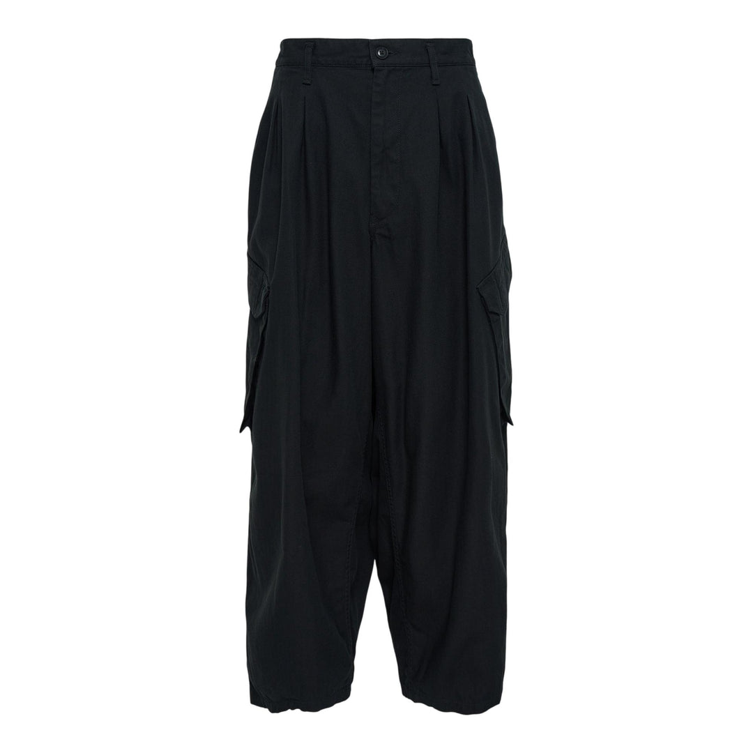 Club21 - Yohji Yamamoto - 12Tuck Work Pants - PANTS - Black