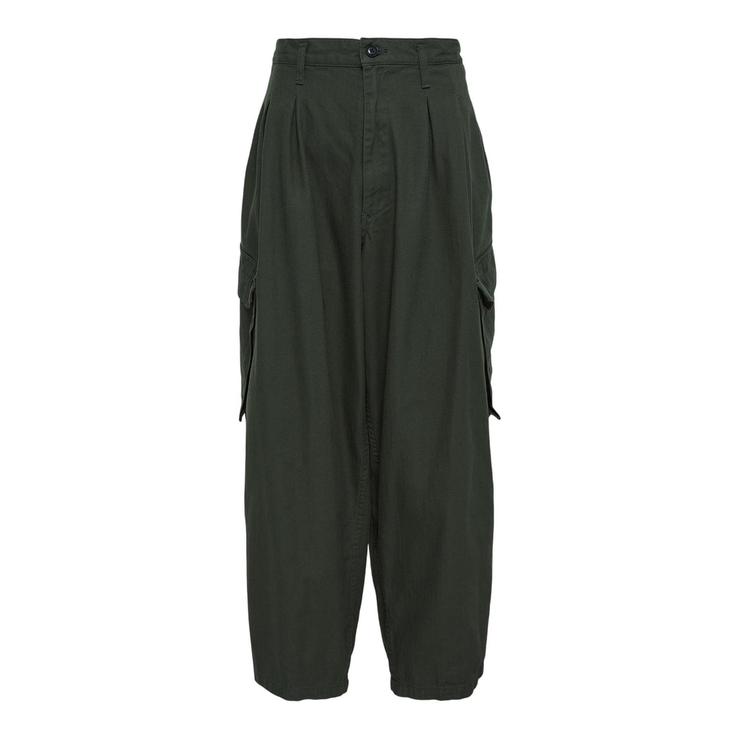 Club21 - Yohji Yamamoto - 12Tuck Work Pants - PANTS - Khaki