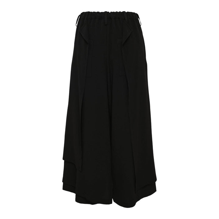 Club21 - Yohji Yamamoto - Button Wrap Pants - PANTS - Black